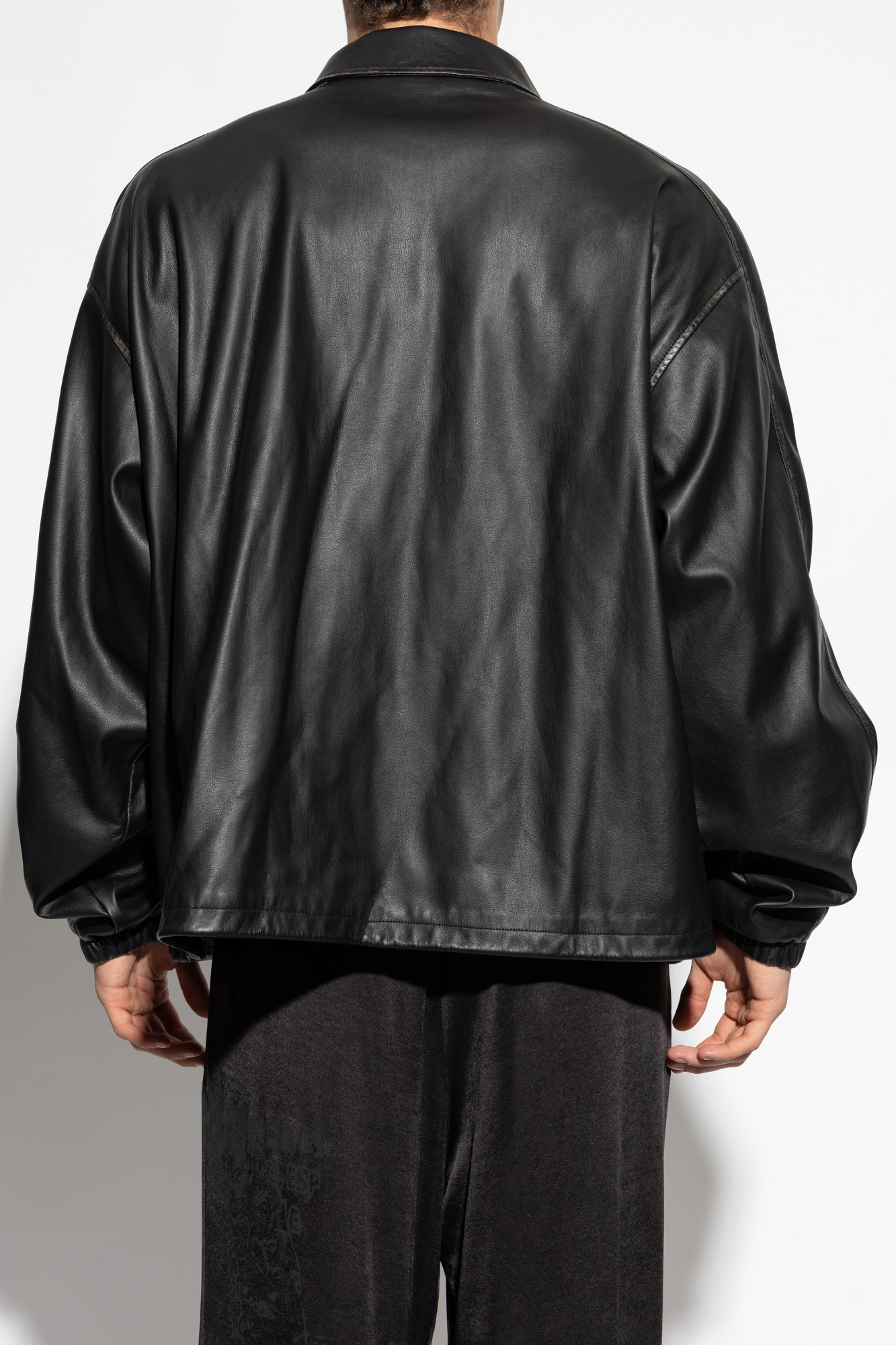 Black Faux leather jacket `J-AKE` Diesel - Vitkac AS